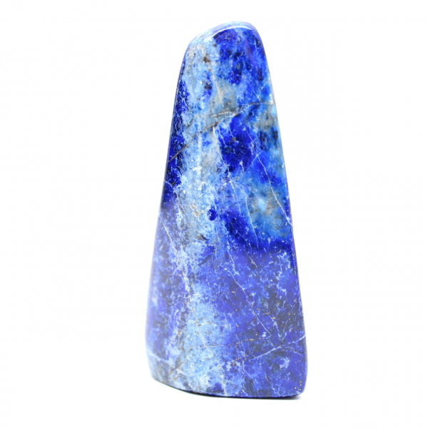 Polerad lapis lazuli mineralprydnad Afghanistan