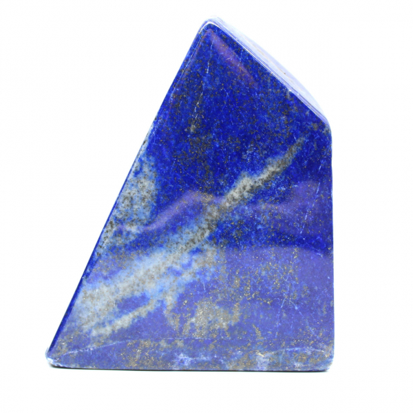 Polerat block av afghansk lapis lazuli