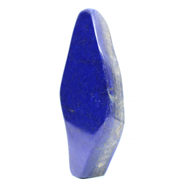 Polerad lapis lazuli-prydnad från Afghanistan