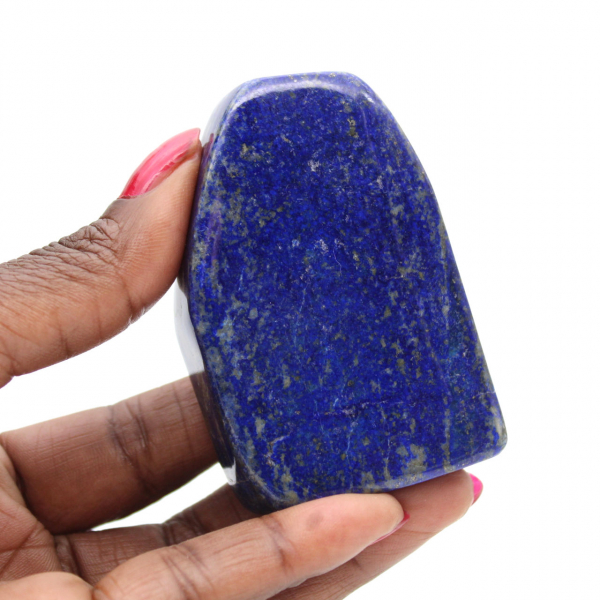 Dekorativ polerad sten lapis lazuli Afghanistan