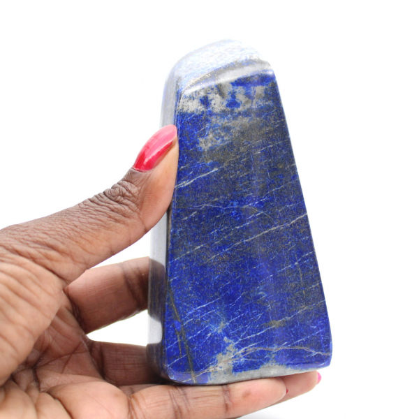 Dekorativ sten polerad lapis lazuli Afghanistan