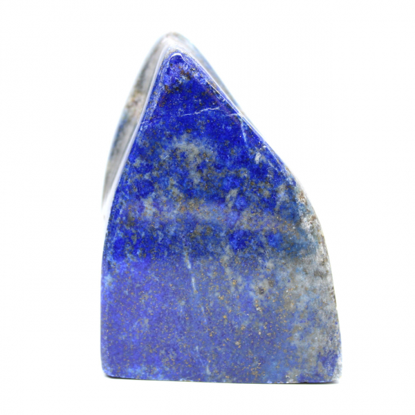 Polerad blå lapis lazuli dekorativt block