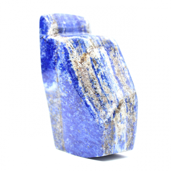 Dekorativ polerad lapis lazuli-sten