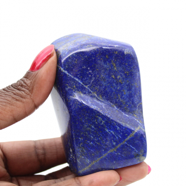 Naturlig polerad lapis lazuli-prydnad Afghanistan