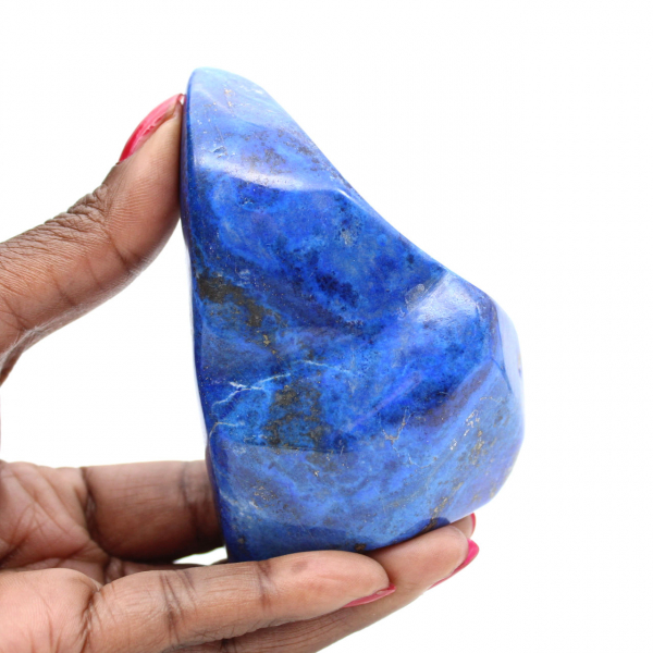 Lapis lazuli-ornament, polerat samlarobjekt