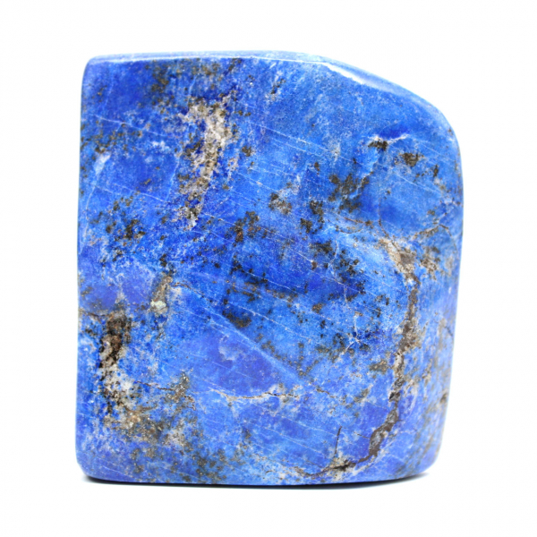 Polerad sten Lapis lazuli Afghanistan Prov Estetisk