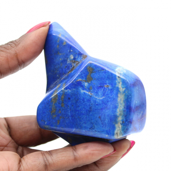 Polerad Lapis Lazuli-prydnad, Ultramarinblå kollektion