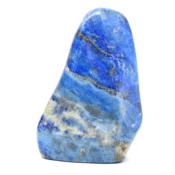 Polerad Lapis Lazuli samlarsten, unik form