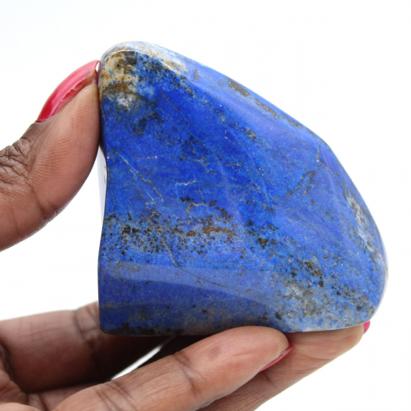 Polerad naturlig lapis lazuli för mineraldekoration