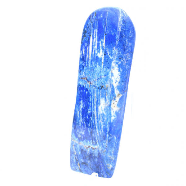 Polerad Lapis Lazuli-mineral från Afghanistan, fri form