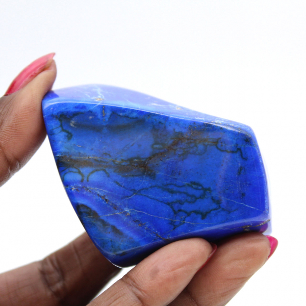 Polerad Lapislazuli i litet format för samling