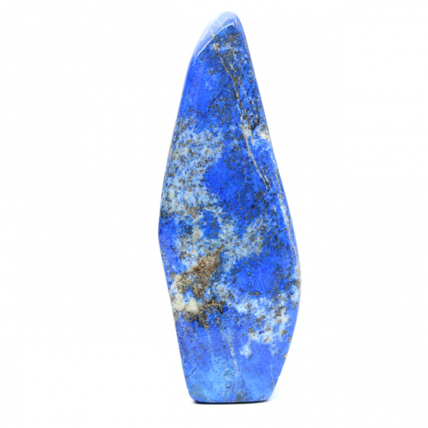 Lapis lazuli, polerat exemplar från Afghanistan, estetiskt