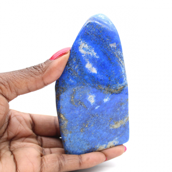 Lapis lazuli, polerat exemplar från Afghanistan, estetiskt