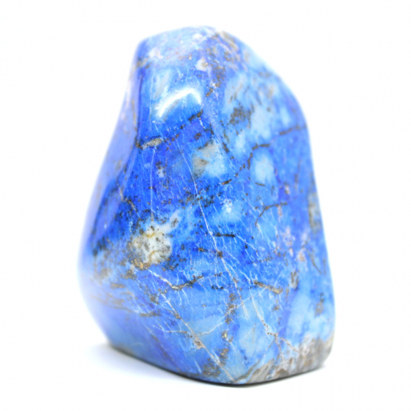 Stor polerad lapis lazuli prydnadssten från Afghanistan