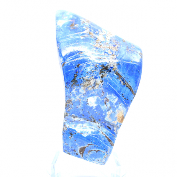 Polerad lapis lazuli-sten, autentisk dekoration