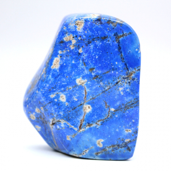 Polerad lapis lazuli, autentisk mineralsten