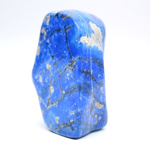 Polerad lapis lazuli, autentisk mineralsten