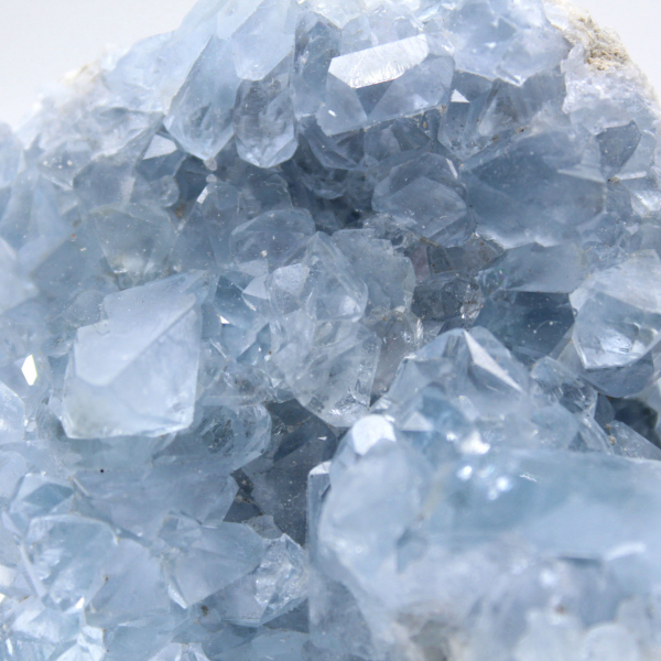 Blå celestitgeod Madagaskar naturligt mineral