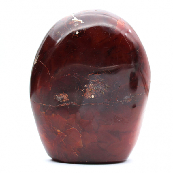 Polerad karneolkvalitetsprydnad - Naturligt samlarmineral (Madagaskar)
