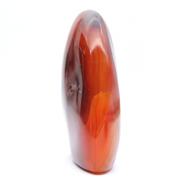 Polerad karneol liten bit - Dekorativt mineralprov (Madagaskar)