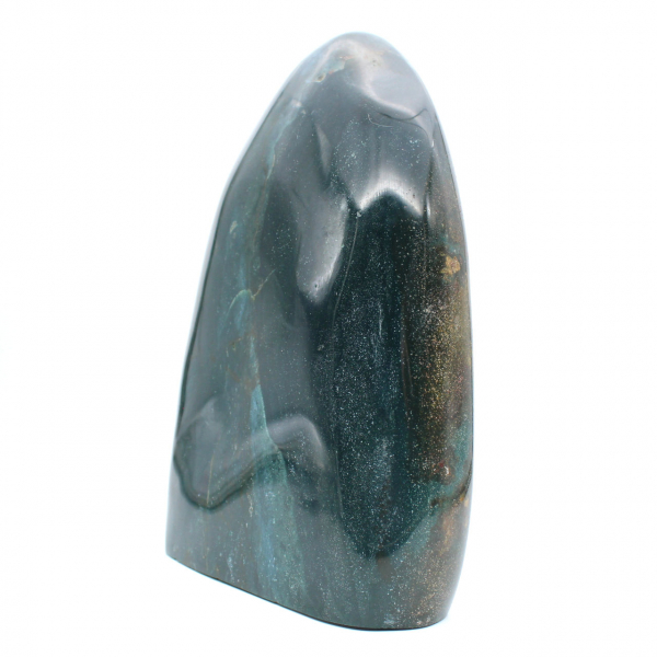 Stor dekorativ sten Polerad grön jaspis, mineral Madagaskar