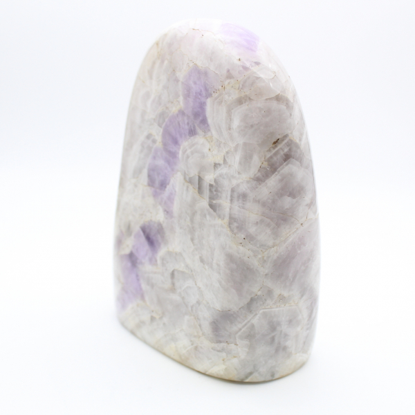 Polerad ametist, massiv mineralprydnad, exemplar, Madagaskar