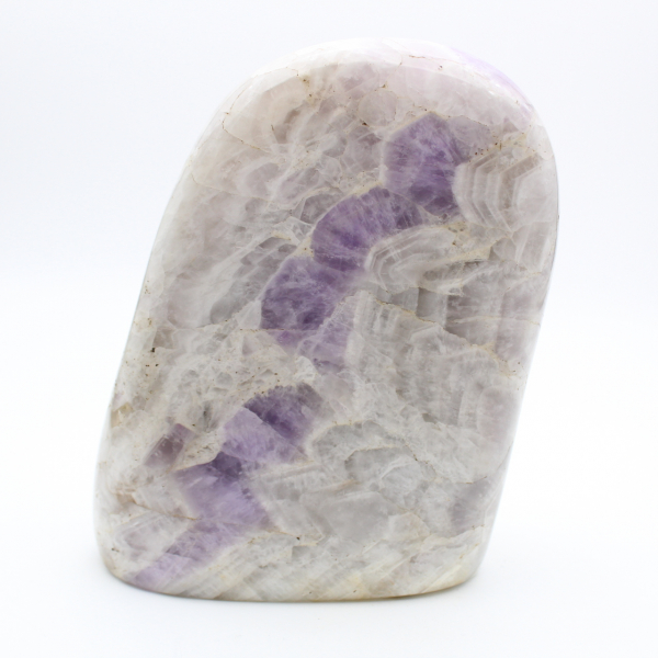 Polerad ametist, massiv mineralprydnad, exemplar, Madagaskar