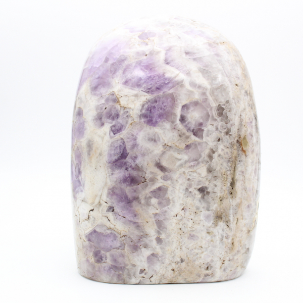 Stor polerad ametist, prestigefylld mineralprydnad, Madagaskar