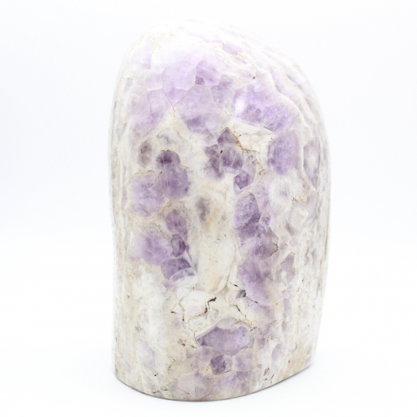 Stor polerad ametist, prestigefylld mineralprydnad, Madagaskar