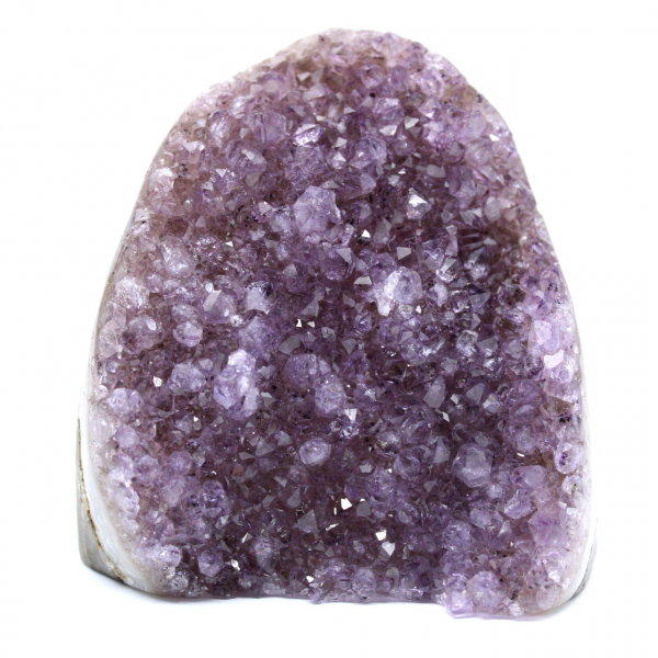 Naturlig ametist från Brasilien: Elegant liten geode
