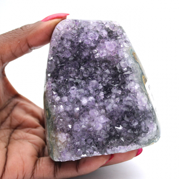 Ametist Brasilien: Liten geode för mineralsamling