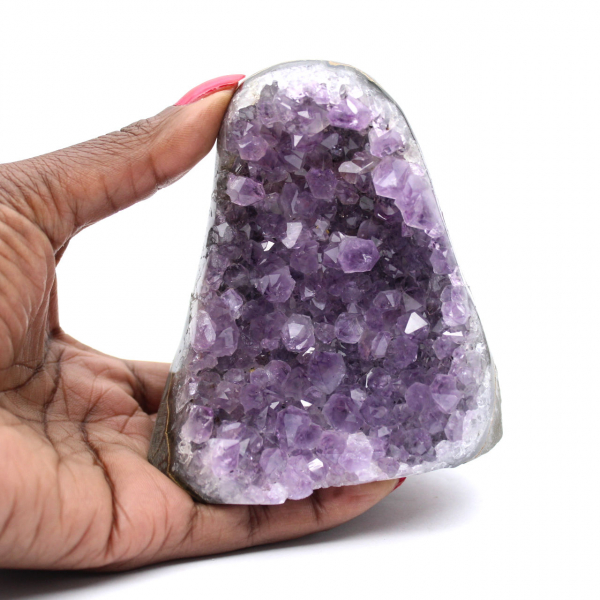 Ametist Druse för samling – Unikt format exemplar