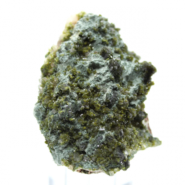 Imilchil-epidotkristaller på klar matris