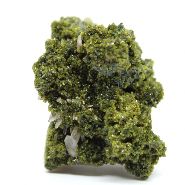 Gröna epidotkristaller från Marocko