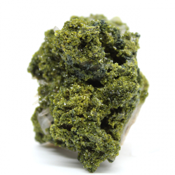 Gröna epidotkristaller från Marocko