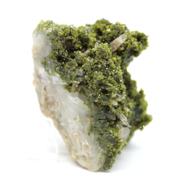 Gröna epidotkristaller från Marocko