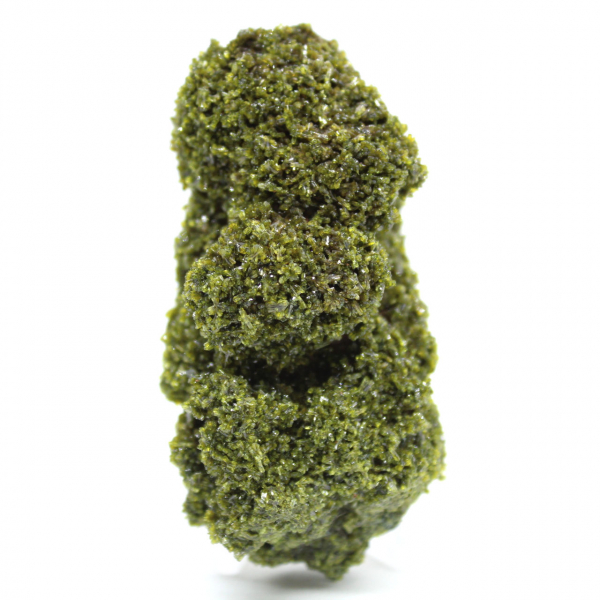 Epidotkristaller från Marocko på beige matris