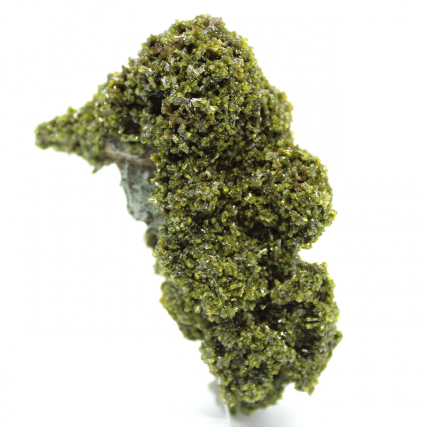 Epidotkristaller från Marocko på beige matris