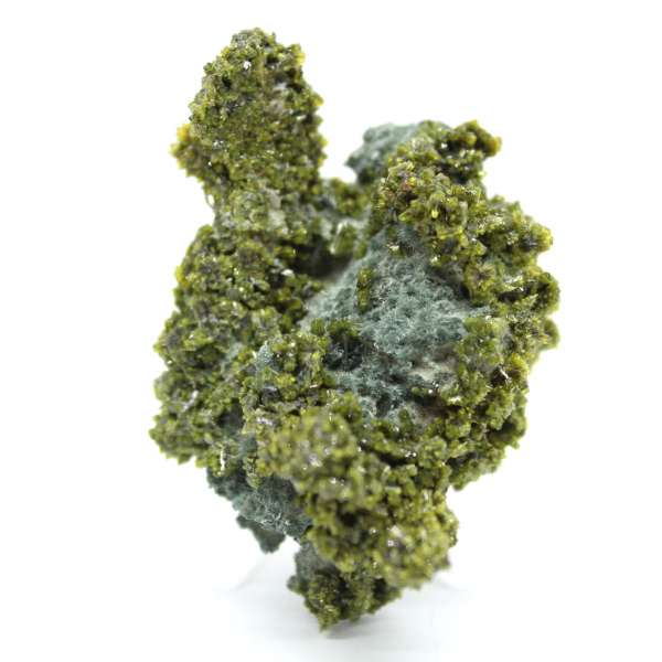 Grön marockansk epidot på värdsten