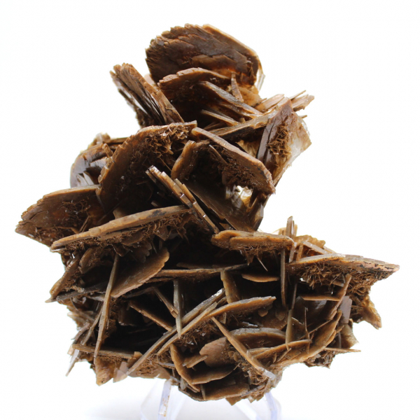 Kristalliserad brun baryt från Marocko