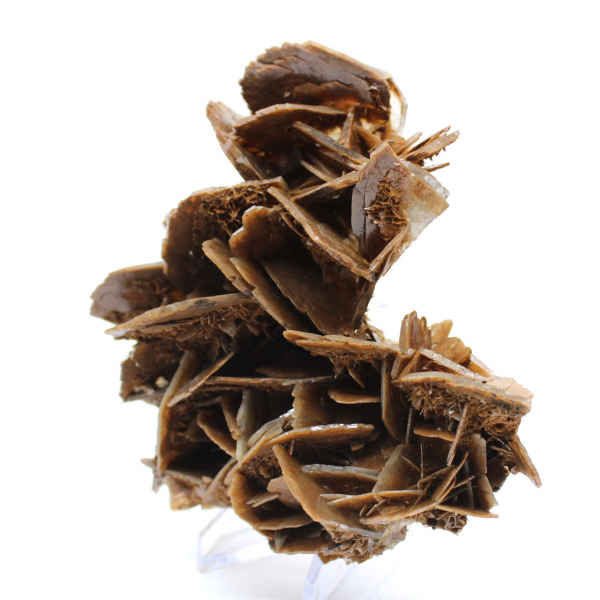 Kristalliserad brun baryt från Marocko