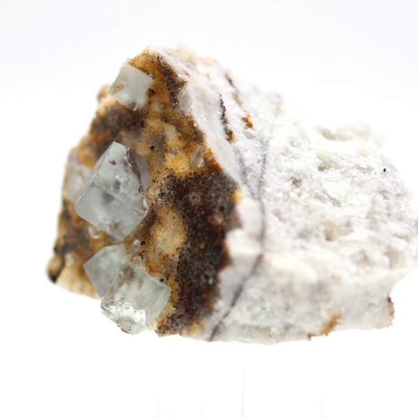 Samlarens gröna fluorit: Litet exemplar på matris