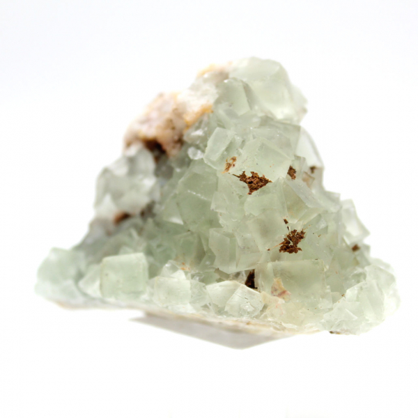 Fluoritprov: Litet samlarblock från Marocko