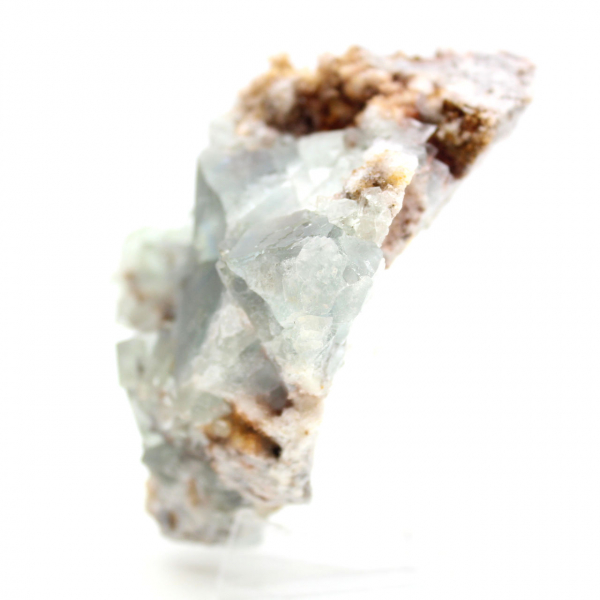 Grön fluorit på matris: Litet samlarobjekt från Marocko