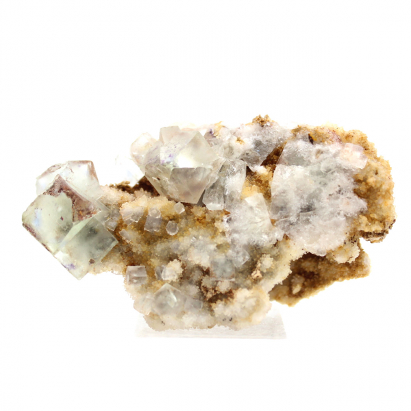 Rå fluoritmineral: Litet prov från Marocko