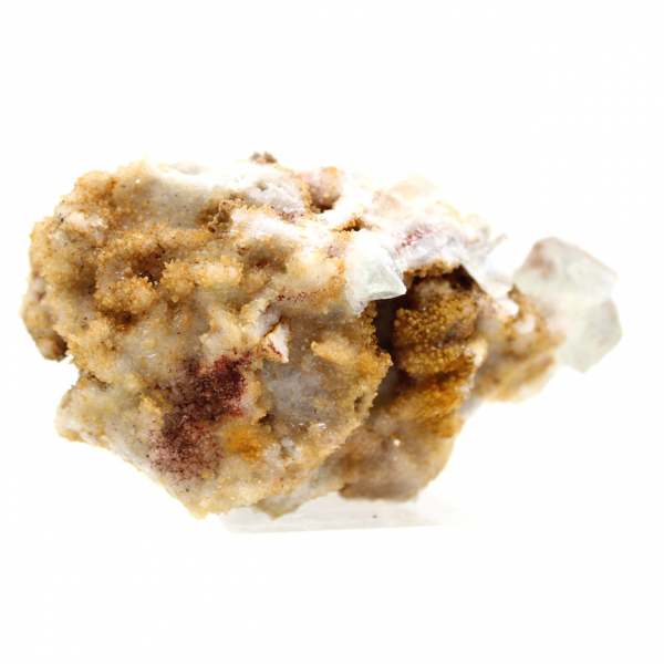 Rå fluoritmineral: Litet prov från Marocko