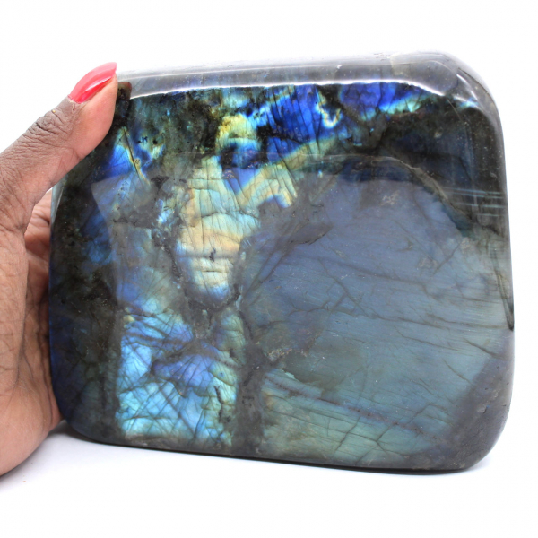 Äkta labradoritprydnad från Madagaskar