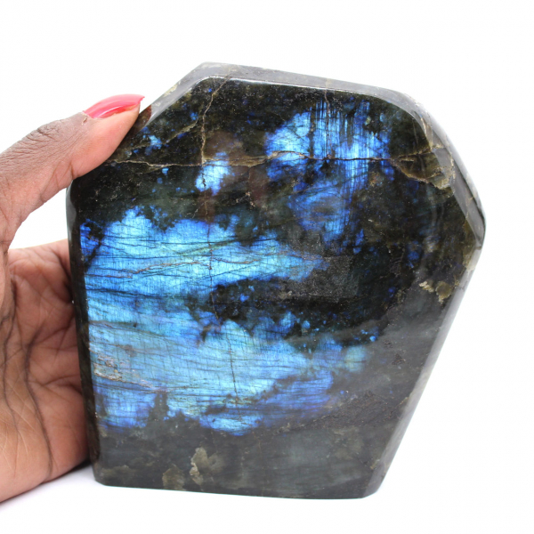 Polerad labradoritprydnad, samlarsten