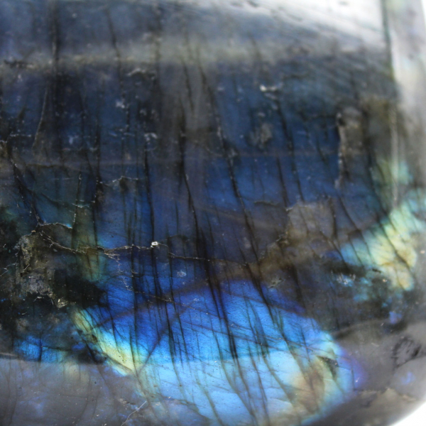 Liten polerad labradoritprydnad, Madagaskar