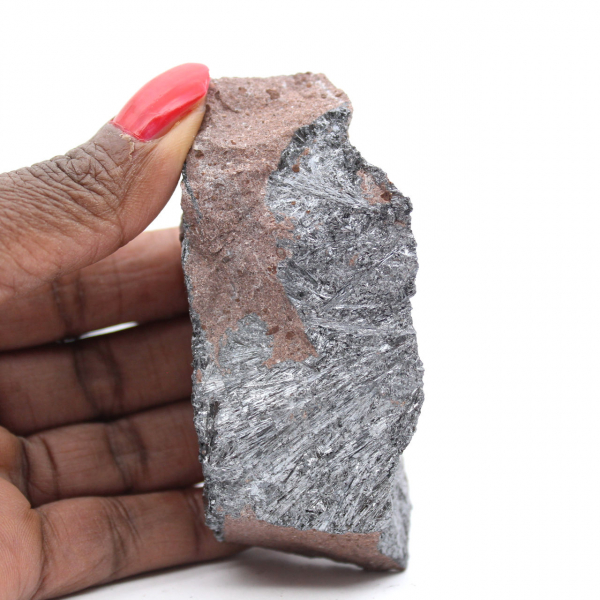 Pyrolusitprov på värdbergart, samling